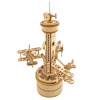 Starry Night Wooden Music Box Puzzle