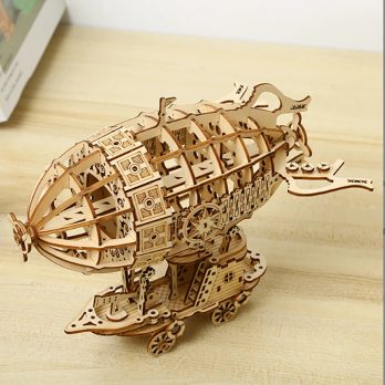 3D Wooden Airship Model Kit