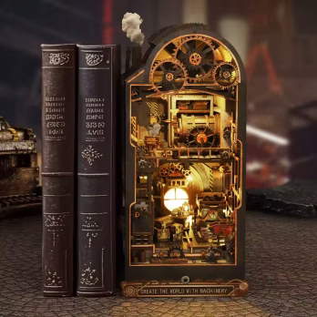 DIY Wooden Book Nook Miniature Kit