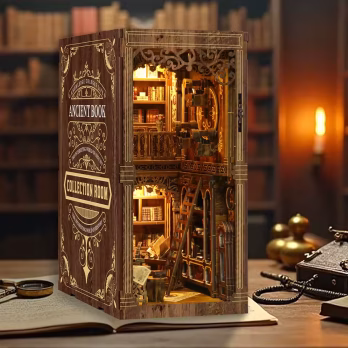 Ancient Library Book Nook Ki