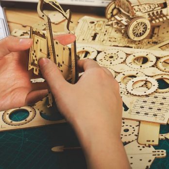 3D Wooden Classic Car Model Kit