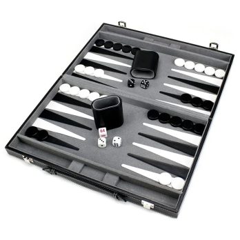 Folding Chess & Backgammon Board Set