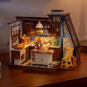 Miniature Baking Kitchen DIY House Kit