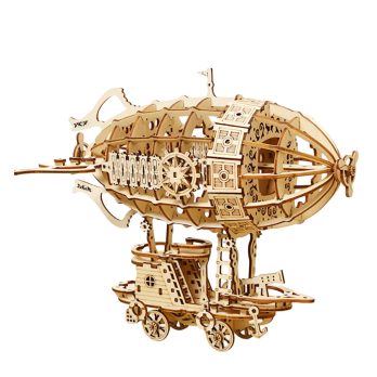 3D Wooden Airship Model Kit